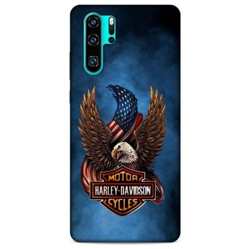 Huawei P30 Pro Uyumlu Kılıf Motorsiklet (2) Kabı Harley Davidson