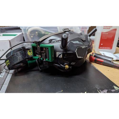 Amazon Knockoff için DJI Analog Modül Montajı 3D Baskı (Bu ürün Sadece Plastik parçadır - Almadan Önce Soru Sorabilirsiniz)