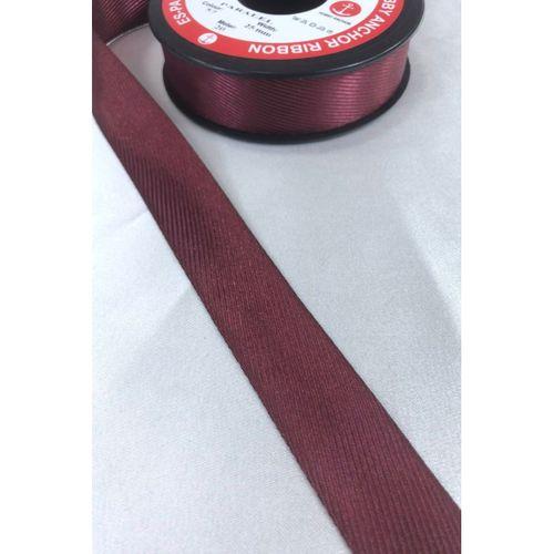 Bordo Rengi Balıksırtı Kurdele