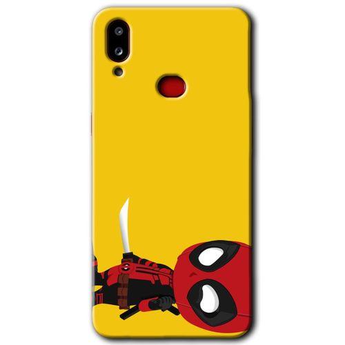 Potkal Hediye Fabrikası Samsung Galaxy A10s Kılıf HD Desen Baskılı Arka Kapak - DeadPool 6