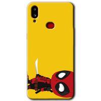 Potkal Hediye Fabrikası Samsung Galaxy A10s Kılıf HD Desen Baskılı Arka Kapak - DeadPool 6
