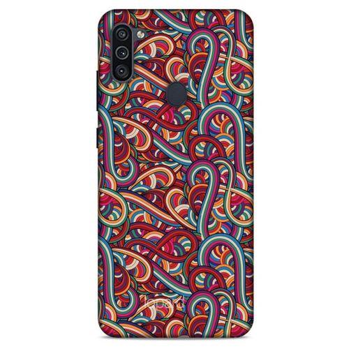 Samsung Galaxy M11 Kılıf Pastel Renkler (35) Fit Design Kılıf Karışık Renkli