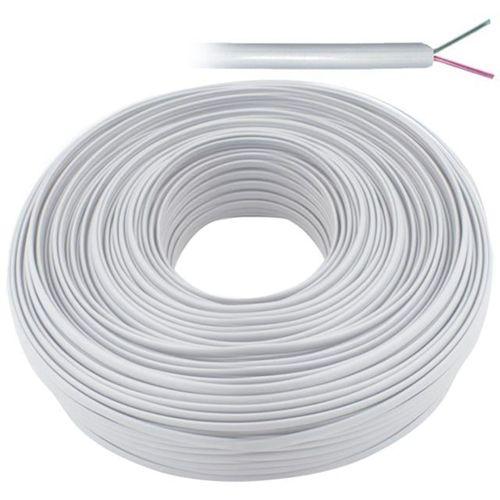 Telefon Kablo 2'li Gri Flat Köken 100 Metre