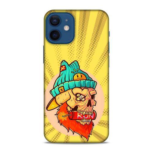 Lopard Apple iPhone 12 Mini Uyumlu Kılıf Tattoo's (32) Soft Silikon Kılıf Run