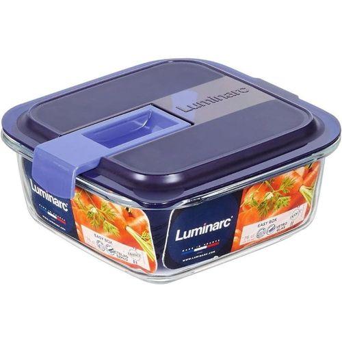 Luminarc Temp Easy Box Kare Vakumlu Saklama Kabı 76 CC Mavi Kapak 003P7422
