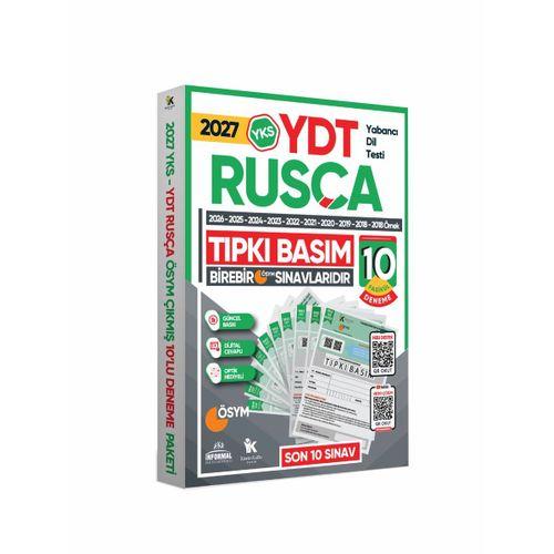 2027 YKS YDT (Yabancı Dil Testi) RUSÇA ÖSYM Çıkmış Soru Tıpkı Basım Deneme Paketi 10lu Türkiye Geneli