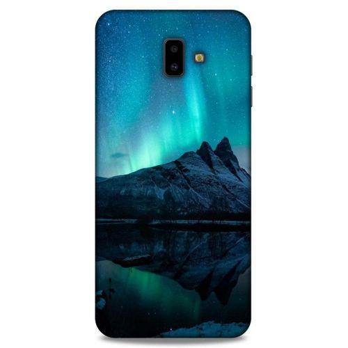 Lopard Samsung Galaxy J6 Plus Uyumlu Kılıf Gece'S (35) Fit Design Kılıf Kuzey Işıkları
