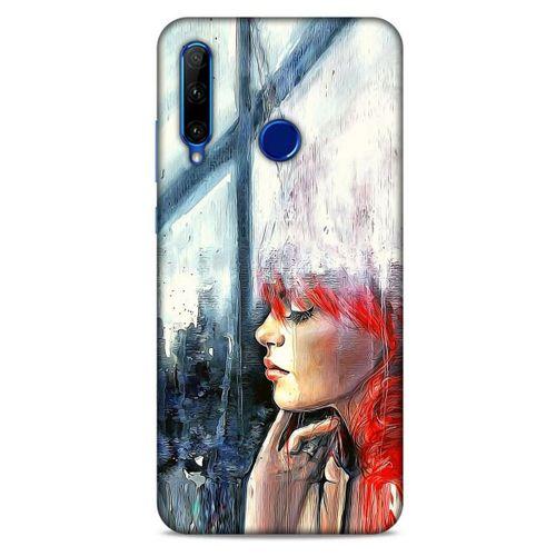 Huawei Y6P Kılıf Depresyon (14) Lansman Kılıf Mor Bordo