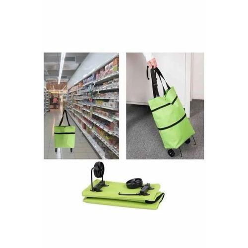 Alışveriş Çantası Katlanabilir Pazar Arabası Tekerlekli Pazar Arabası Katlanabilir