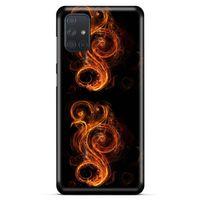 Lopard Samsung Galaxy M51 Uyumlu Kılıf FireX (23) Ultra Koruma Kılıfı Ateşten Simge