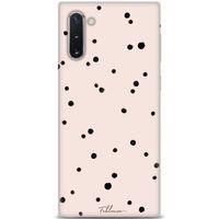 Samsung Galaxy Note 10 Kılıf HD Baskılı Kılıf - Puantiye + Tam Ekran Koruyucu
