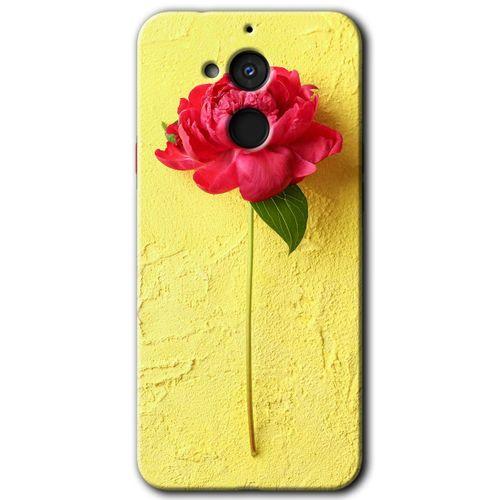 Potkal Hediye Fabrikası General Mobile GM 8 HD Baskılı Kılıf + 9D Tam Ekran Koruyucu - Kırmızı Gül