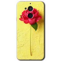 Potkal Hediye Fabrikası General Mobile GM 8 HD Baskılı Kılıf + 9D Tam Ekran Koruyucu - Kırmızı Gül