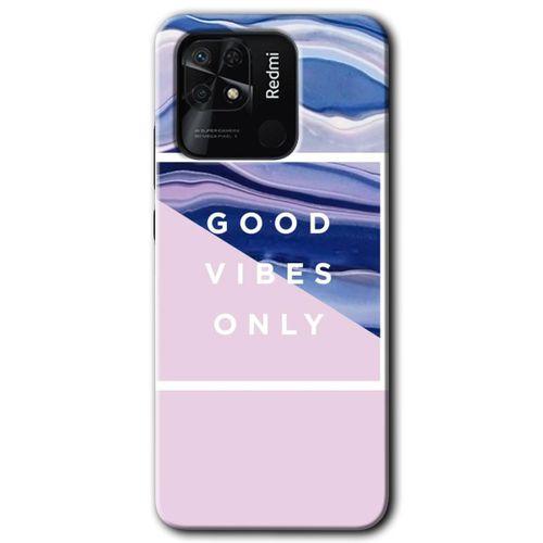 Xiaomi Redmi 10C Kılıf HD Desen Baskılı Arka Kapak - Good Vibes