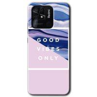 Xiaomi Redmi 10C Kılıf HD Desen Baskılı Arka Kapak - Good Vibes