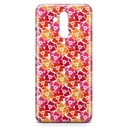 Huawei Mate 20 Lite Kılıf Sevimli Kalpler Arka Kapak Koruma Desenli Full Koruyucu