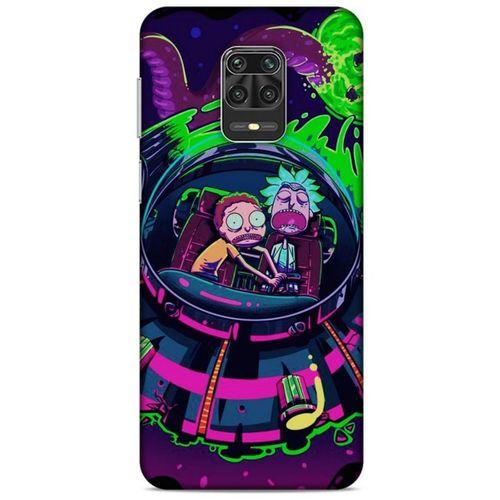 Xiaomi Redmi Note 9S Uyumlu Kılıf Rick And Morty (30) Silicone Case Doofus Rick