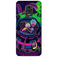 Xiaomi Redmi Note 9S Uyumlu Kılıf Rick And Morty (30) Silicone Case Doofus Rick