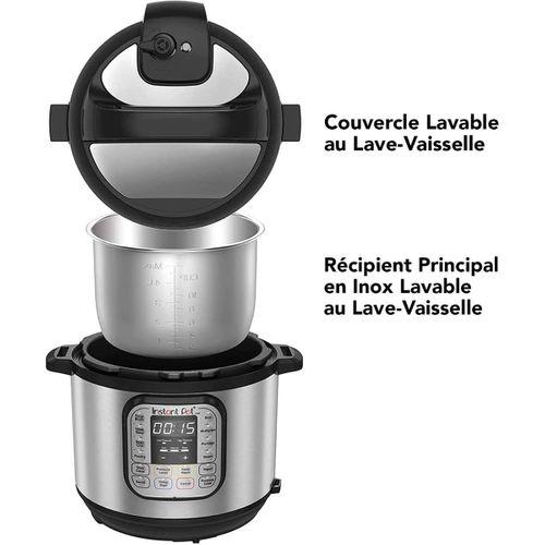 Instant Pot Duo 7'si 1 Arada, Çok Fonksiyonlu Düdüklü Tencere