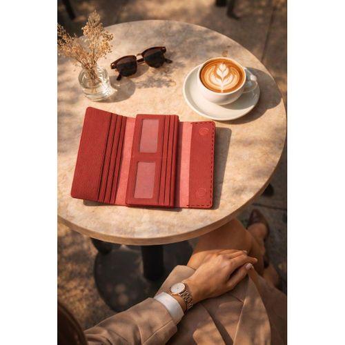 Hakiki Deri Mıknatıslı Kart Ve Telefon Bölmeli Unisex Cüzdan VS.BLKT.0939