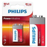 Philips 6LR61-P1B 9 Volt Power Alkalin Pil (Tekli)