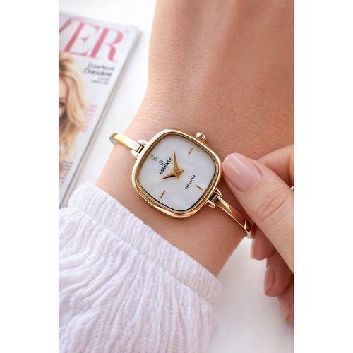 Essence Çelik Kordon Kararma Yapmaz 3 Atm Suya Dayanıklı Kadın Kol Saati + Bileklik VS.BLKT.0875