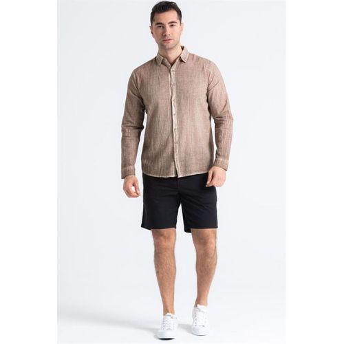 Ege Gabardin Erkek Şort Siyah Syh