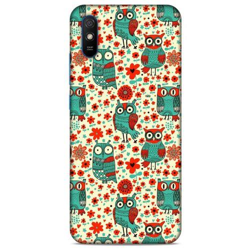 Baykuşlar (14) Desenli Silikon Kapak Telefon Kabı Xiaomi Redmi 9A Kılıf