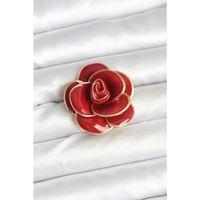 Kırmızı Gül Model Broş