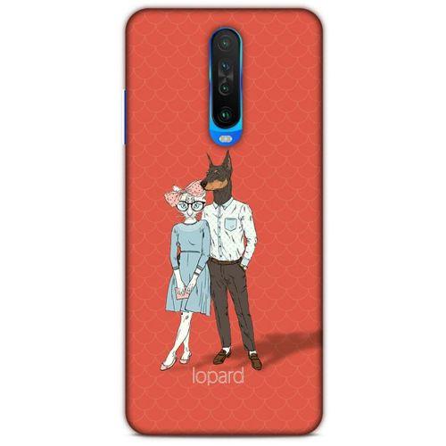 Xiaomi Redmi K30 5G Kılıf FunnyMaX (15) Antişok Kılıf Kırmızı Kedi Köpek
