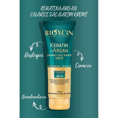 Bioxcin Bioxcin Keratin Argan Onarıcı Saç Bakım Kremi 250 Ml Yıpranmış Ve Hasar Görmüş Saçlar