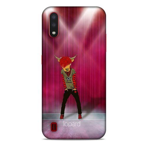 Samsung Galaxy A01 Kılıf FunnyMaX (27) Tasarımlı Kılıf Fuşya