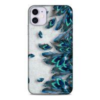 Apple Iphone 11 Kılıf Desenli Özel Seri Tüyler (41) Tank Kılıf