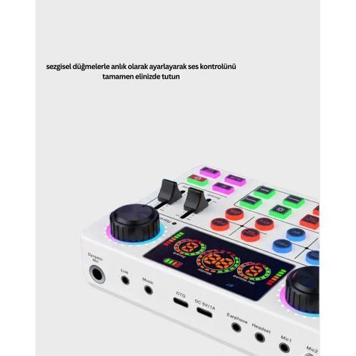 Gürültü Engelleme Özellikli Canlı Yayın Ses Kartı