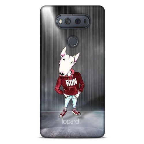 LG K61 Kılıf FunnyMaX (41) Tank Kılıf Gri Bull Teriyer