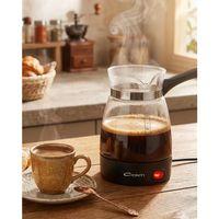Elektrikli Cam Kahve Makinesi 650w 0.5 Litre Kapasiteli Türk Kahvesi Makinesi