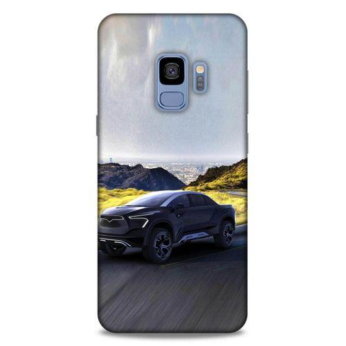 Lopard Samsung Galaxy S9 Uyumlu Kılıf PickUpX (36) Glitter Kılıf Koyu Gri
