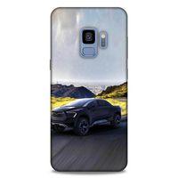 Lopard Samsung Galaxy S9 Uyumlu Kılıf PickUpX (36) Glitter Kılıf Koyu Gri