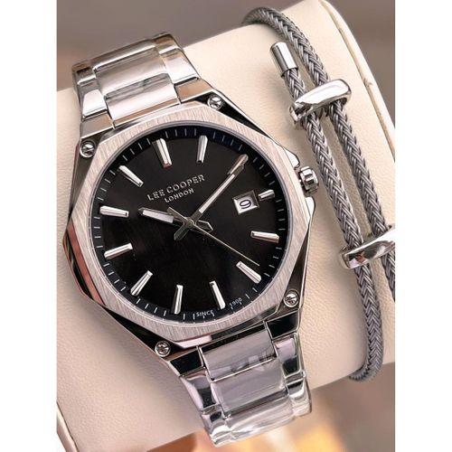 Lee Cooper İtalyan Tasarım Bileklik Hediyeli 2 Yıl Garantili 5 Atm Erkek Kol Saati ELC.08252.350