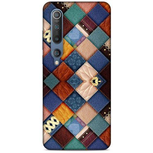 Xiaomi Mi 10 Kılıf Patchwork (31) TPU Kılıf Karışık Renkli