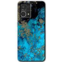 Oppo Reno 7 4G Kılıf HD Desen Baskılı Arka Kapak - Klas Mermer