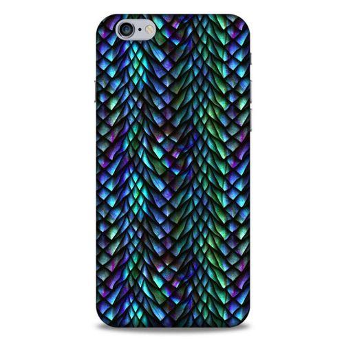Apple Iphone 6S Plus Kılıf Dragons (1) Kılıfı Ejderha Pulları Rainbow