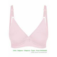 Alışveriş Meydanı Kadın Pudra Basic Üçgen Penye Sütyen