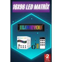 Digital Araba Yazısı Ekran Matrix En Büyük Boy 16x96 Matrix Led Panel