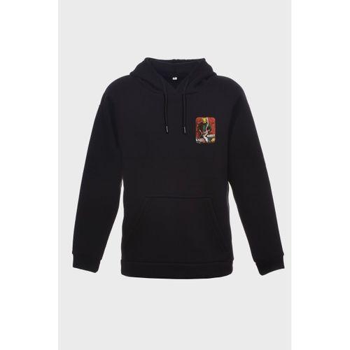 Respect Minimal Baskılı  Üç İplik Sweatshırt Oversıze Hoodıe