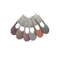 Kendinden Desenli Kadın Babet Çorabı 6 Adet SRDNNA