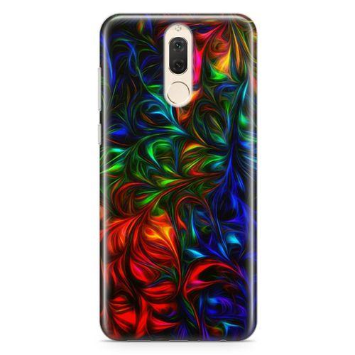 Huawei Mate 10 Lite Kılıf Fractal Art Arka Kapak Koruma Desenli Full Koruyucu