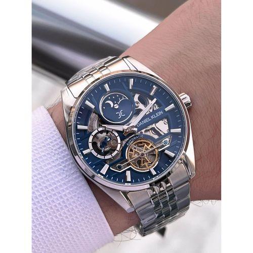 Daniel Klein Otomatik Erkek Kol Saati 30 Metre Suya Dayanıklı Çelik Kordon + Bileklik Hediyeli  VS.BLKT.0693