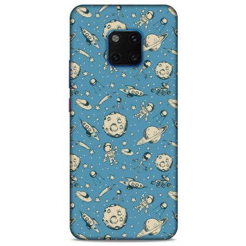 Huawei Mate 20 Pro Uyumlu Kılıf Mavi Delisi (27) Tasarımlı Kılıf Yıldız