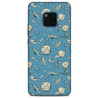 Huawei Mate 20 Pro Uyumlu Kılıf Mavi Delisi (27) Tasarımlı Kılıf Yıldız